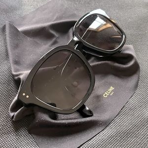 Celine polarized black sunglasses